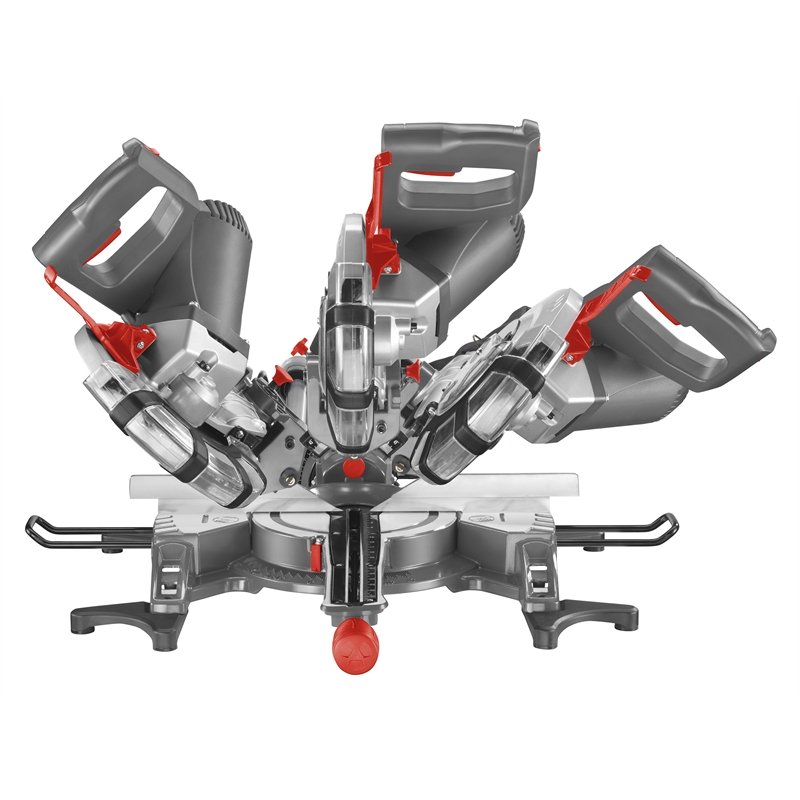 Ozito 1800W 210mm Double Bevel Slide Compound Mitre Saw (5243301363864)