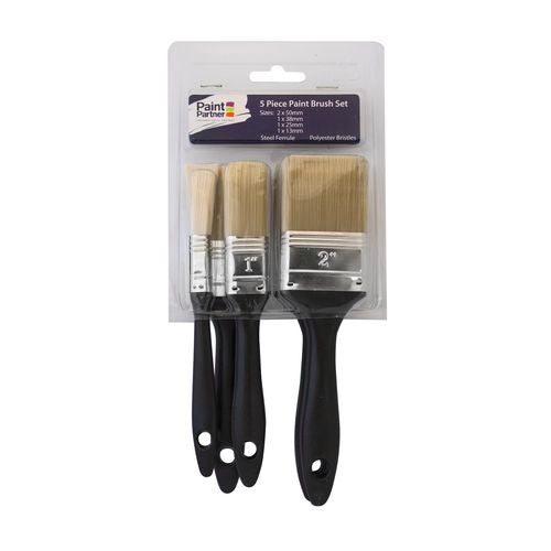 Paint Partner 5 Piece Assorted Brush Set (6943393120408)