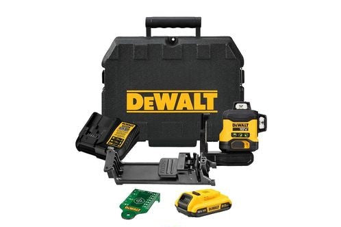 DeWALT 18V XR Compact 3 X 360 Green Laser Kit