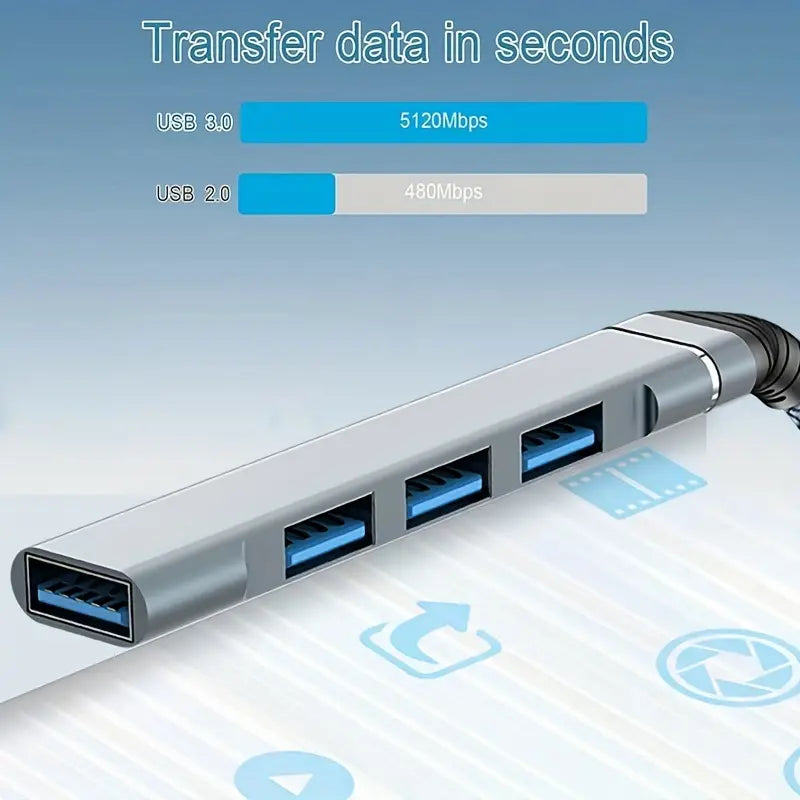 Tech Notebook Usb3 0 Hub Splitter 4 Port – Pacific Sales