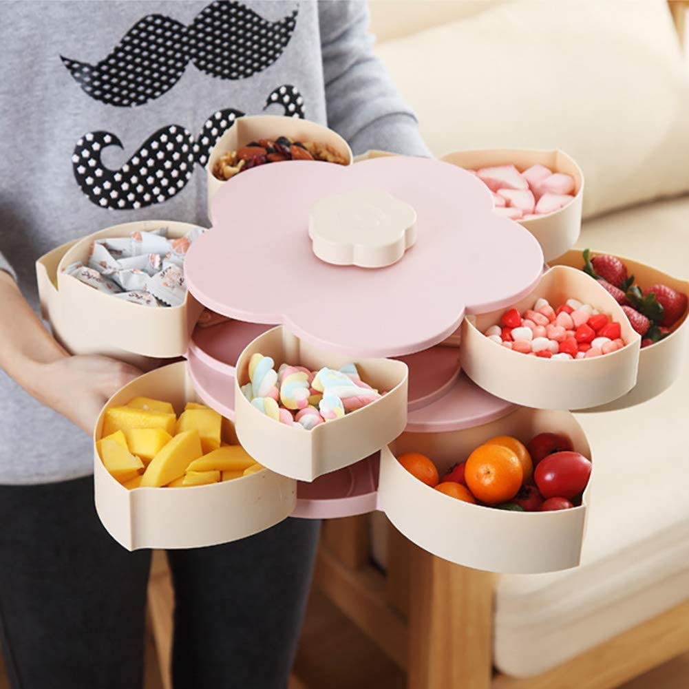 Segmented Containers Kitchen 10 segmented candy containers used for nut candy, dried fruit ...