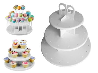Cake Pop Cupcake Stand - 3 Tiers (7041747746968)