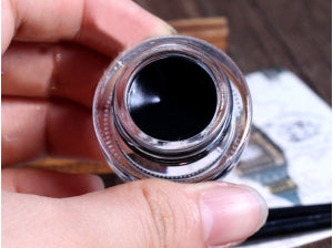 Eyeliner Gel Black & Brown Makeup + 2 Brushes Set (4622679932985)