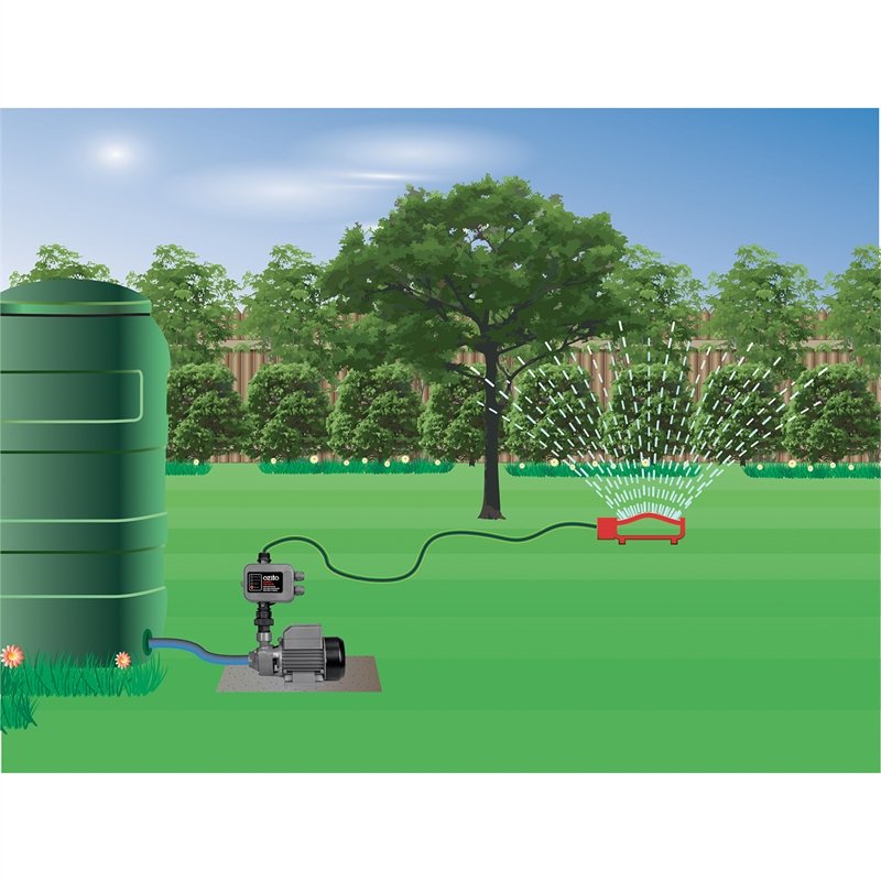 Ozito 800W Constant Pressure Pump - 3,600L/H Flow (Electronic flow switch & Self priming function) (4536395956281)