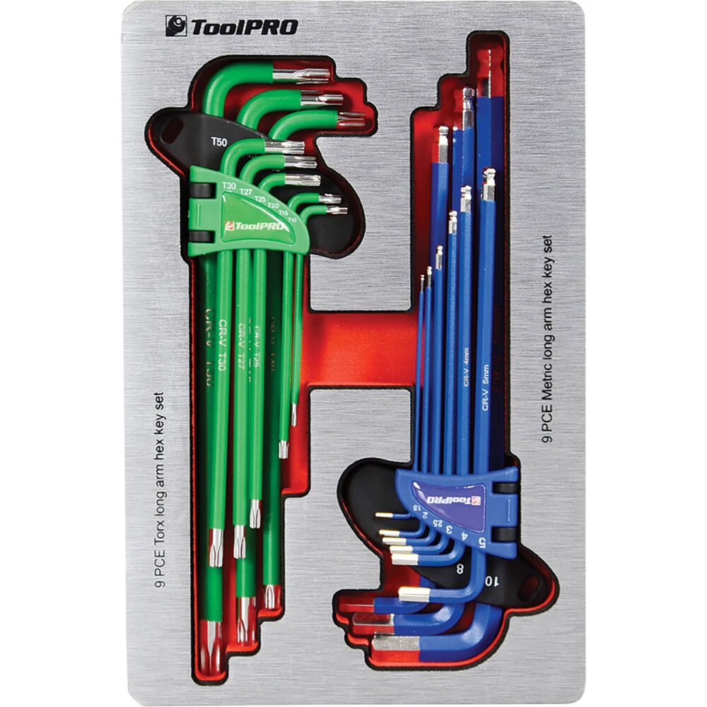 Helen Key Set Hand Tools ToolPRO EVA Hex Key Set 18 Piece – Pacific Sales