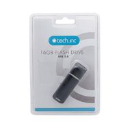 Tech.Inc 16GB USB Flash Drive Black (6596920836248)