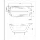 VOGUE Manhattan Freestanding Bath 1600mm (4099232628772)